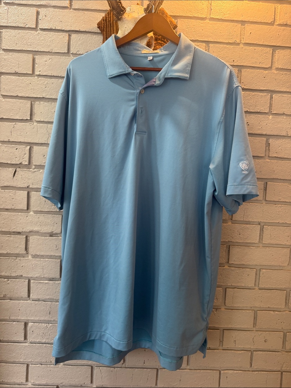 Peter Millar summer comfort Light Blue Performance Polo